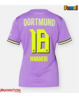 Borussia Dortmund Ethan Nwaneri #18 Tricou Fotbal Replică 2026-27 Femei Treilea